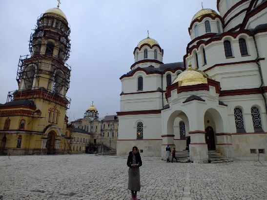 Ново-Афонский Симоно-Кананитский монастырь - один из самых популярных объектов туристического показа